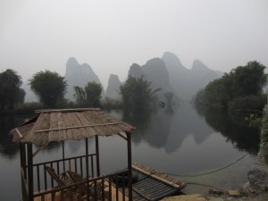 View from Hotel in Yangshuo