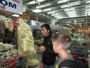 Baked rice (looks like pork rind) (Hanoi)