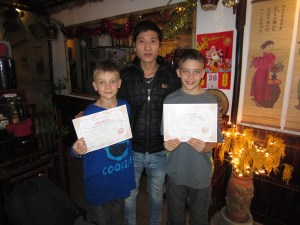 Proud certificate holders