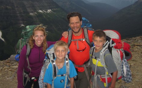 near Pitamakan Pass, Glacier National Park, July 2012