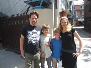 Marked as Holi participants, Kathmandu