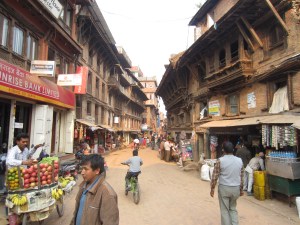 Typical street scene, Bhaktapur