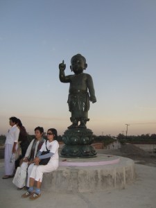 WWBD? Especially if he saw this statute of him, Lumbini