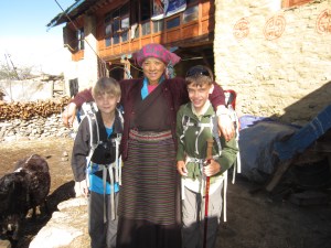 Our hostess in Chekompa