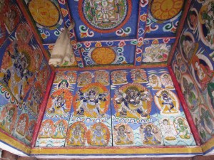 Ceiling of village gate, Shyala