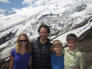 Family shot, Manaslu Glacier