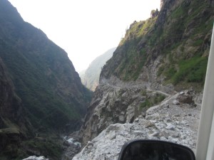 One mistake, game over.  Jeep road from Dharapani to Besisahar