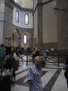Braxton trying to understand what the Last Judgment has in store for him, The Duomo, Florence