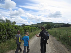 On the via Francigena to Viterbo, Italy