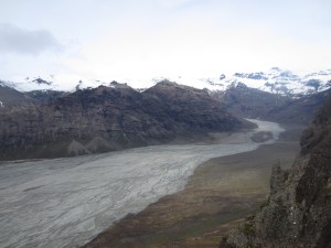 The muddy aftermath of a jokulhhaup, Skaftafell National Park